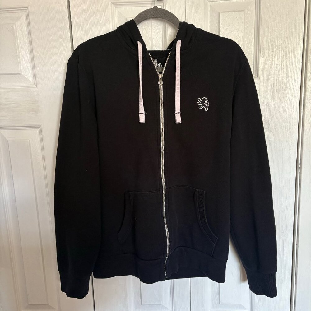 Express Men’s Zip Hoodie, Medium, Black